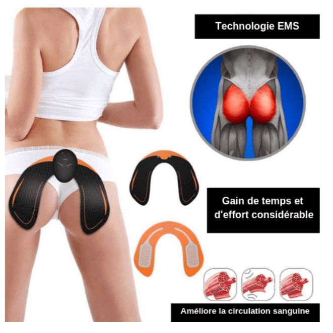 TD® electrostimulateur musculaire fessier abdominale pectoraux dos cor –