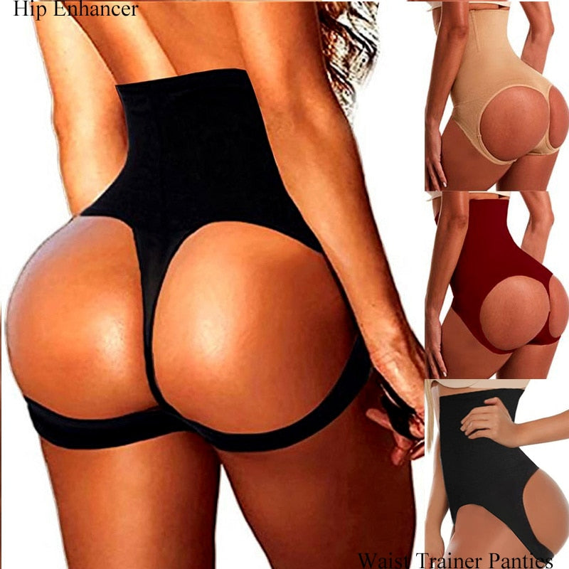 High Waist Control Slimming Body Shaper For Women Push Up Underwear Butt Lifter Waist Cincher Tummy Control Panties Shapewear - Produits Minceur Ventre Plat Anti-cellulite