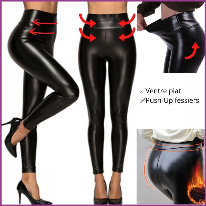 2020 pantalons serrés pour femmes Leggings en cuir PU pantalon pantalon  élégant femme slim noir pantalon