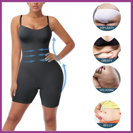 Gaine combi-short Bodysuit™ - Produits Minceur Ventre Plat Anti-cellulite