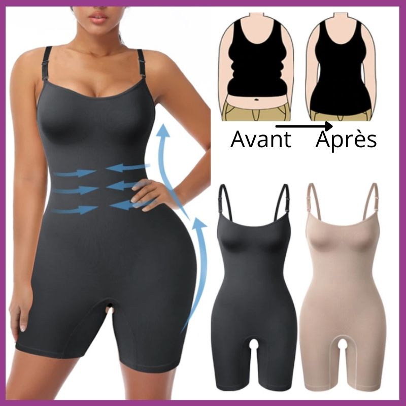Body Short Amincissant Du Corps Et Des Bras Pour Femmes